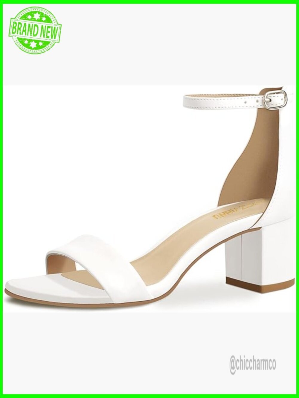 Low Block Chunky Heels Sandals Ankle Strap Dress Pump Shoes 2 Inch Thick Heel